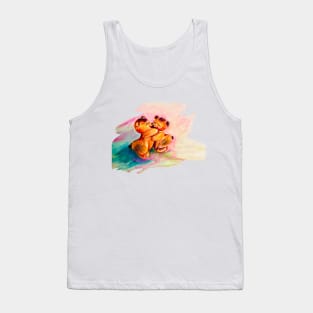 Teddy bear hug says I love you!  True love. Tank Top